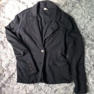 J Crew charcoal sweatshirt blazer size medium